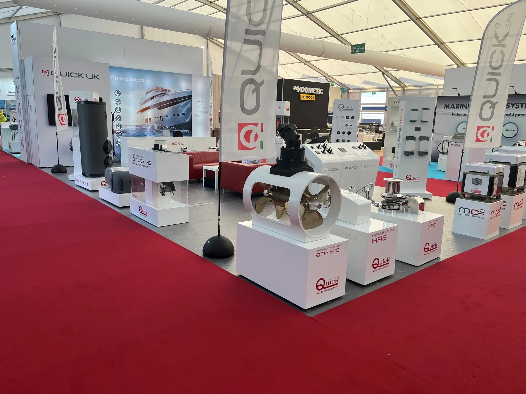 Quick marine exhibition stand