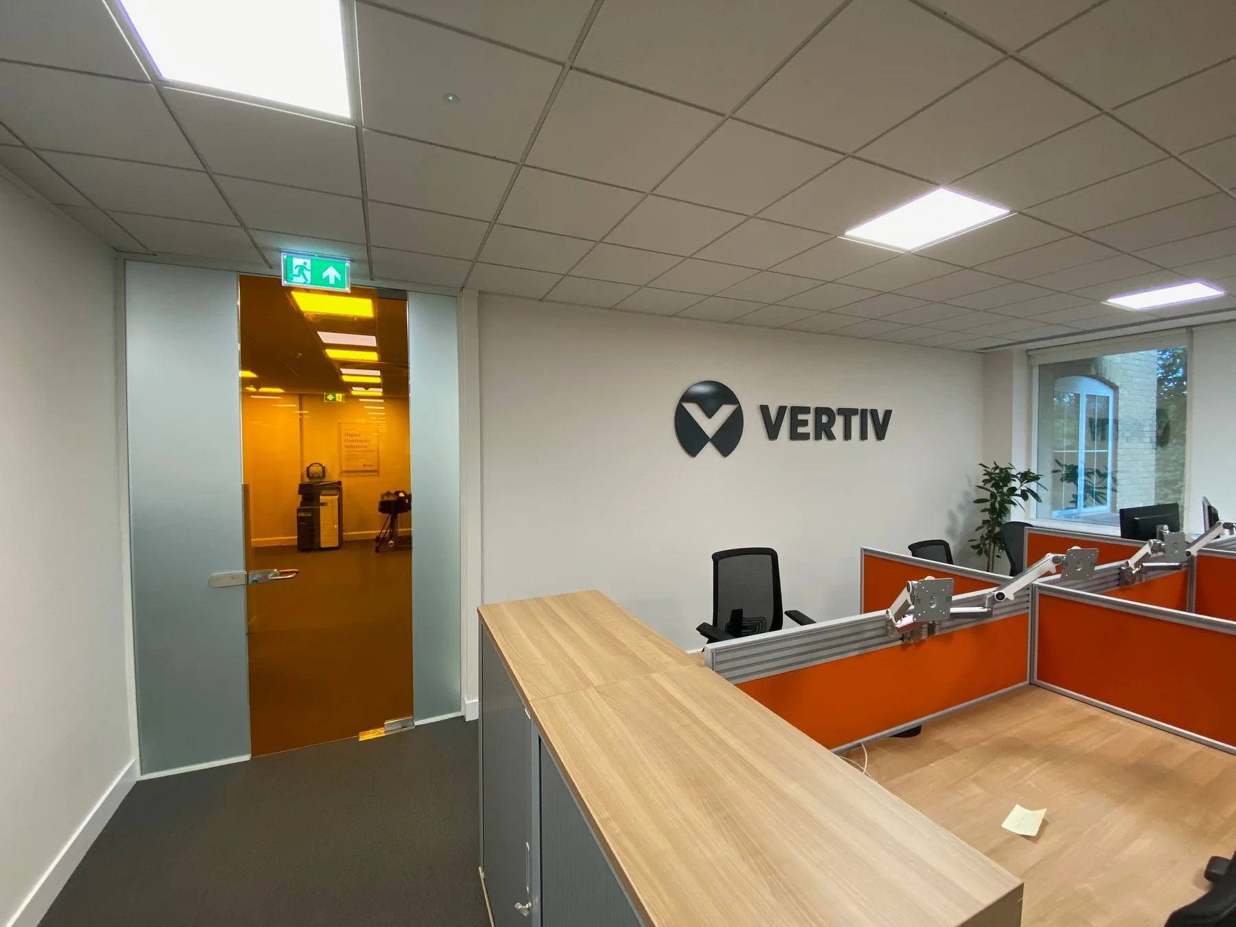Permanent branded workplace environment