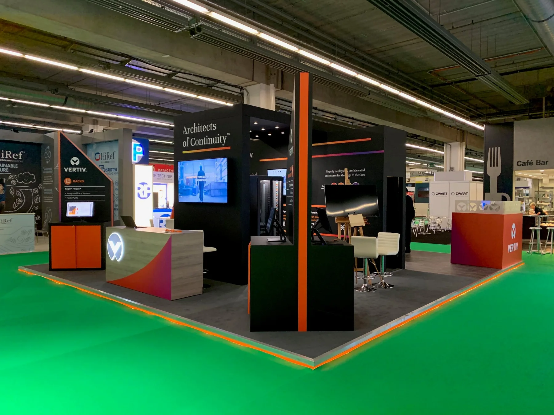 Technology exhibition stand in Frankfurt