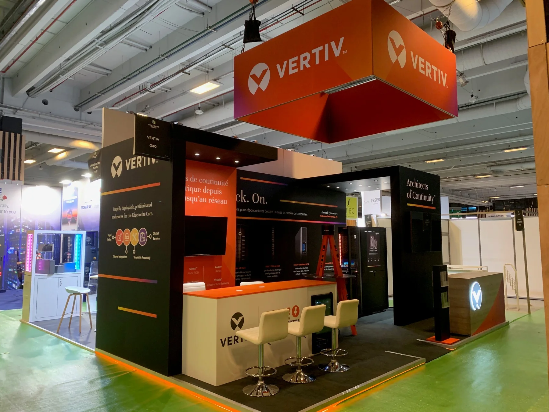 Exhibition stand in Paris